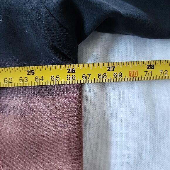 Tulliano Silk Camp Shirt Hawaiian Embroidered Martini Floral Sunset Black XL - Picture 5 of 7